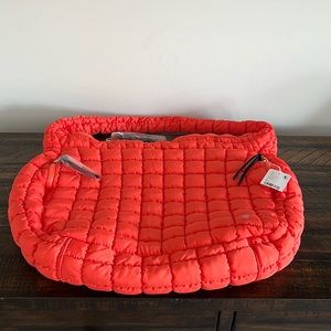 🔥 FP Movement Quilted Carryall in Flame/Papaya, NWOT 🔥